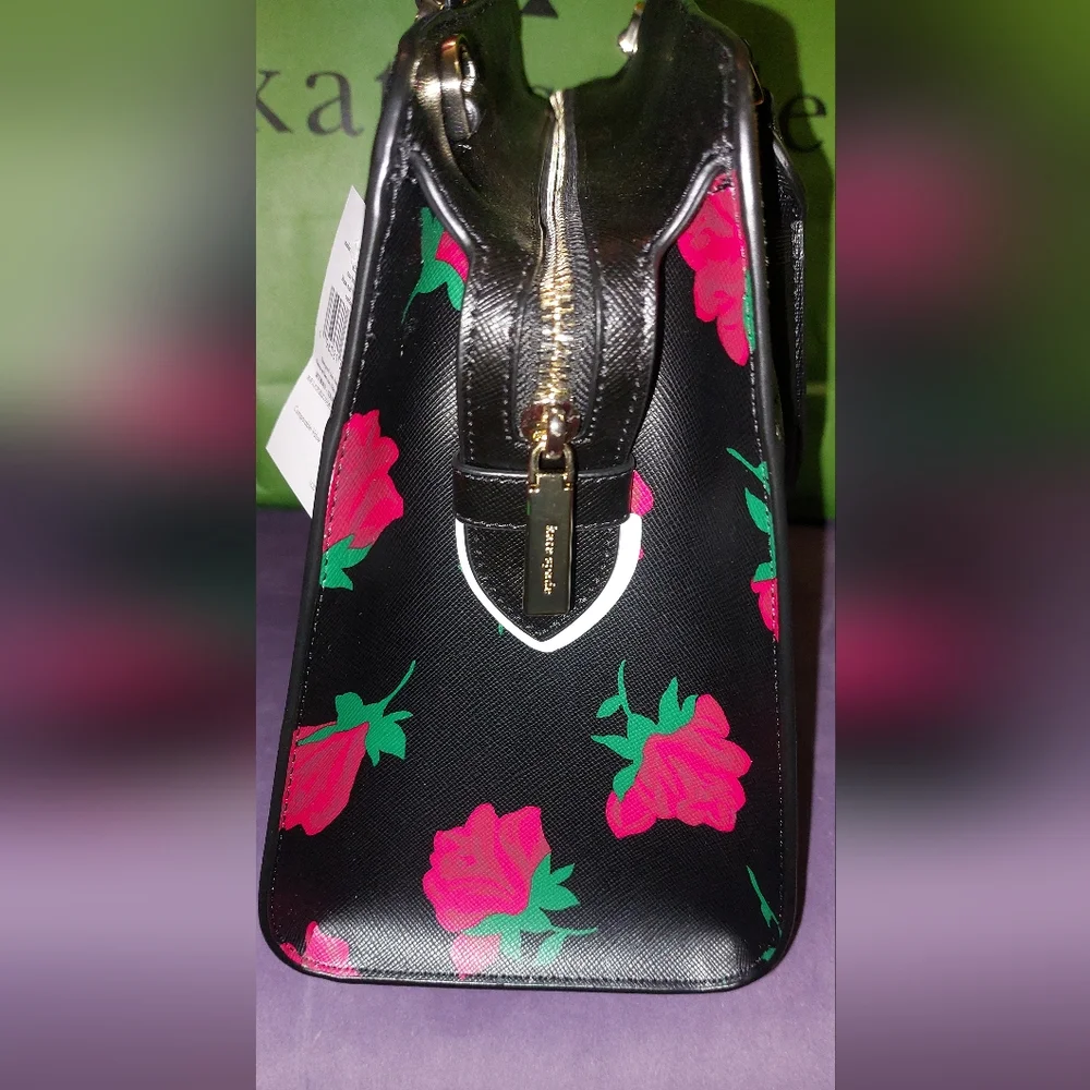 Kate Spade Rose Toss Printed Medium Satchel🌹